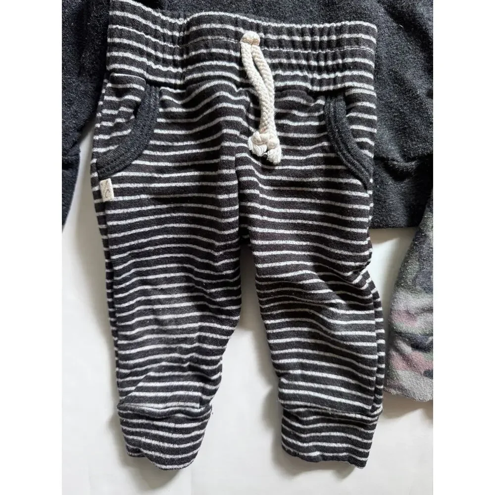 Childhoods gray hoodie & two pairs of joggers